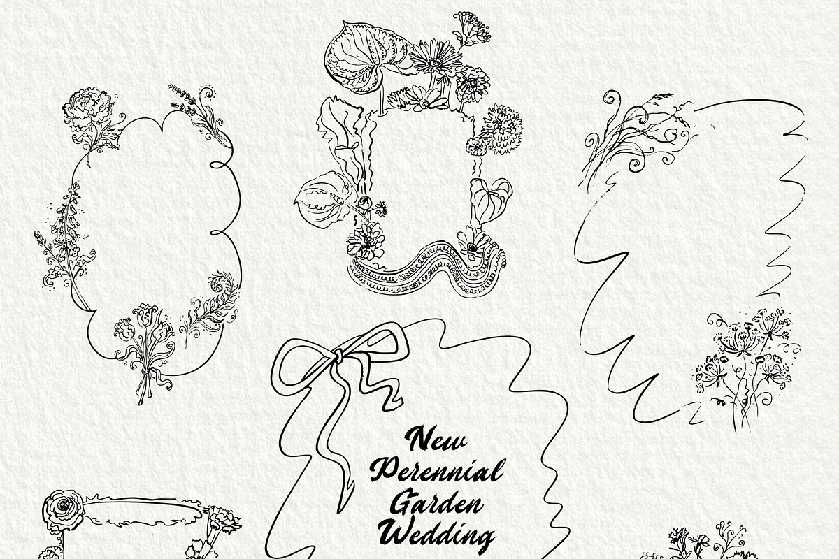 New Perennial Garden Wedding, a Decorative Illustration by divanovskaya_nv (Photo 20 of 27)