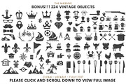 1207 Vintage Badge & Objects, a Branding & Logo Template by Toonsteb (Thumbnail 17 of 24)