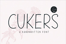 Cukers - A Handwritten Font