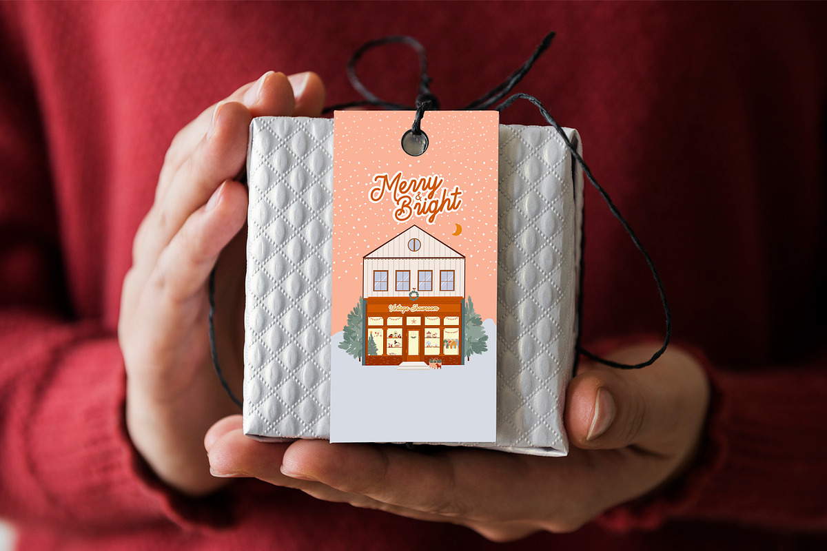 Snowy Village Christmas Collection, a Seasonal Illustration by Mio Buono (Photo 7 of 19)