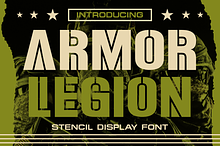 Armor Legion Display Font