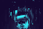 Glitch Duotone Effect Photoshop, an Action Add-On by MRI STUDIO (Thumbnail 6 of 15)