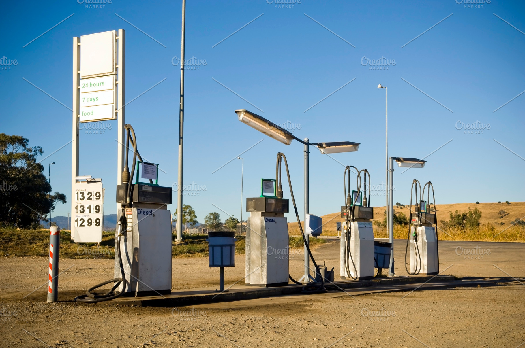 Service Station Petrol Pumps, an Industrial Photo by THP Creative