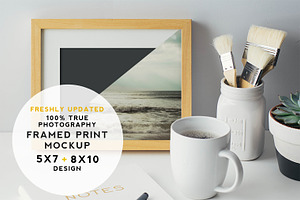 Artist Series Framed Print Mockup #3