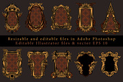 10 Frames Vol.5 - Vintage Ornament, an Object Graphic by Cruzine (Thumbnail 4 of 5)