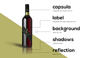 All-In-One Wine Bottle Mockup, an Advertising Mockup by wowproduction (Thumbnail 6 of 6)