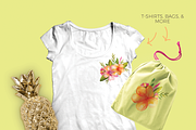 Tropical Floral Watercolor, an Illustration by By Kerri Ann (Thumbnail 9 of 9)