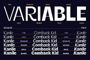 Kanile - Family Aesthetic Sans Font, a Sans Serif Font by Say Studio (Thumbnail 2 of 11)