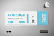 Minimalistic Event Ticket 021, a Card Template by Tzochko (Thumbnail 5 of 5)