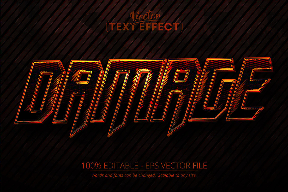 Editable text effect bundle vol.4