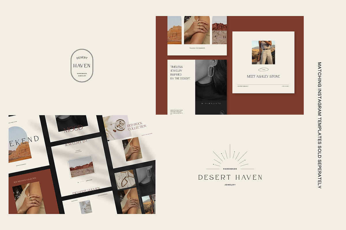 Desert Haven Logo Template Kit, a Branding & Logo Template by ALunadoki Design (Photo 8 of 9)