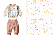 Kids floral seamless pattern checks, a Graphic by DigitalArsiart (Thumbnail 11 of 13)