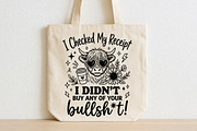 Retro Funny Receipt Quote SVG, an Animal Illustration by Libby Wishes (Thumbnail 4 of 4)