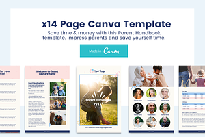 Parent Handbook Canva Template