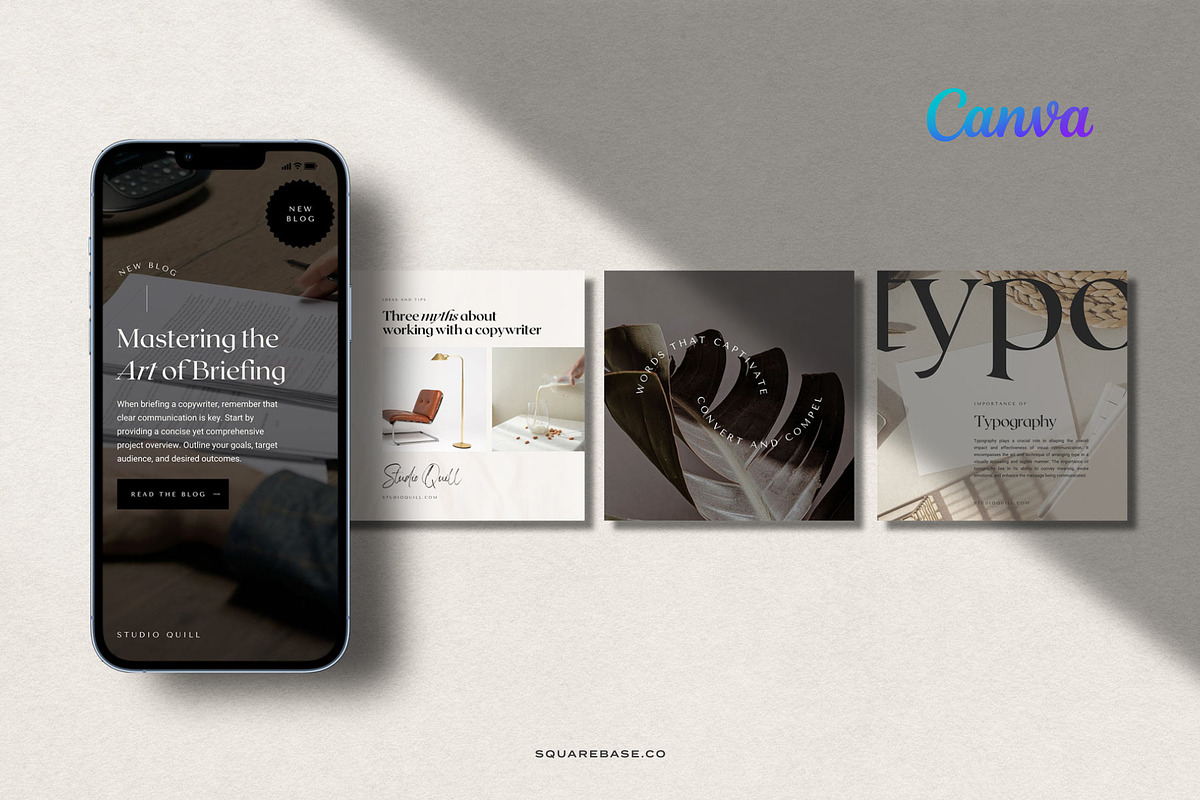 Canva Templates for Copywriters, a Social Media Template by Squarebase Templates (Photo 3 of 5)