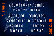 Zeularys - Decorative Blackletter, a Blackletter Font by Dhabee (Thumbnail 6 of 16)
