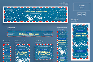 Banners Pack Christmas Travel