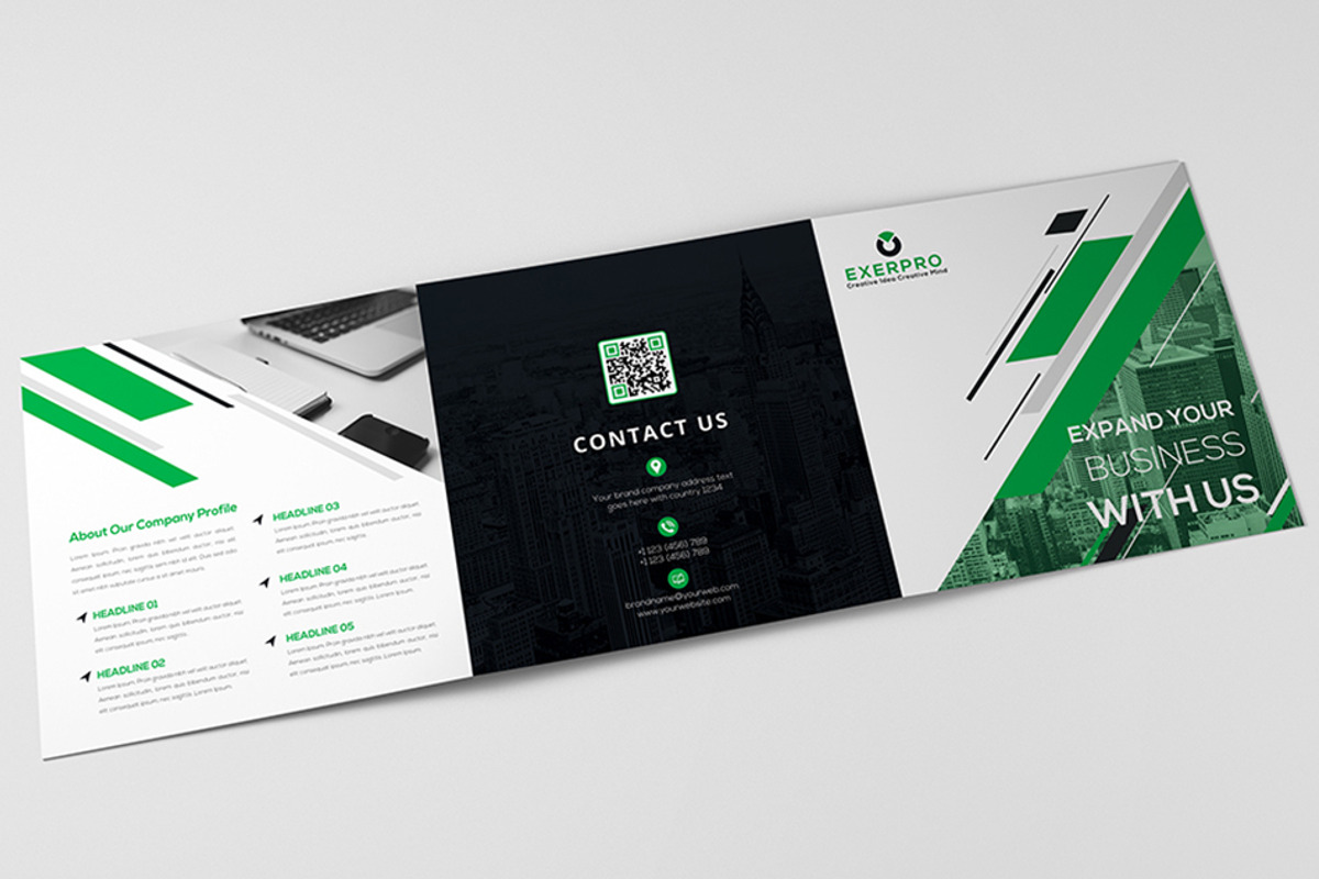 Square Trifold Brochure - 01, a Brochure Template by Shapnochura Design Studio (Photo 8 of 12)