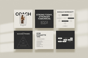 Fitness Coach Template - Canva