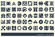 Geometric Logo Template Vol 5, a Solid Icon by Tekuni (Thumbnail 6 of 10)