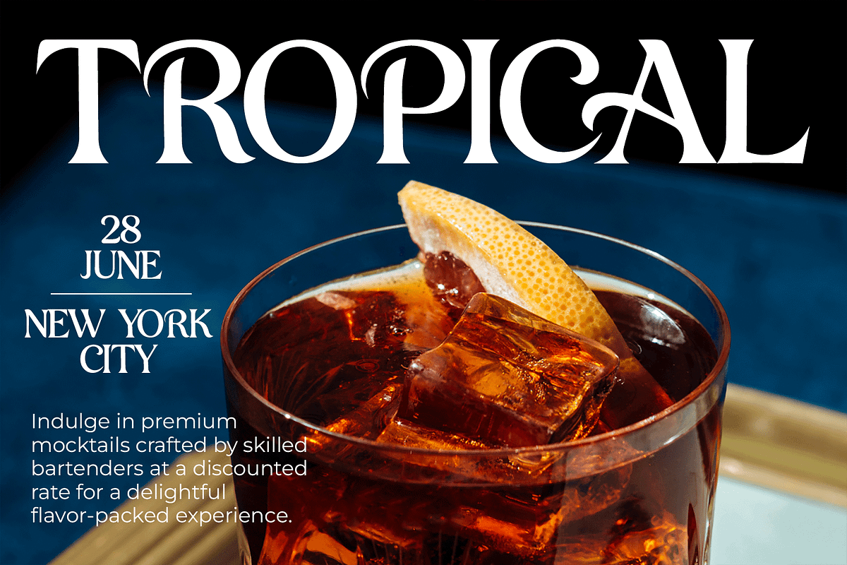 Elvoria – Modern Serif Font, a Serif Font by overlaytemplates (Photo 2 of 5)