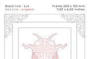 Cicada Laser Cut Layered DIY Crafts, an Object Graphic by Bubert Art (Thumbnail 3 of 6)