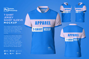 T-Shirt Jersey Short Mockup