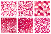 Pink Polka Dots Digtal Paper, a Pattern Graphic by SinaCreation (Thumbnail 4 of 5)