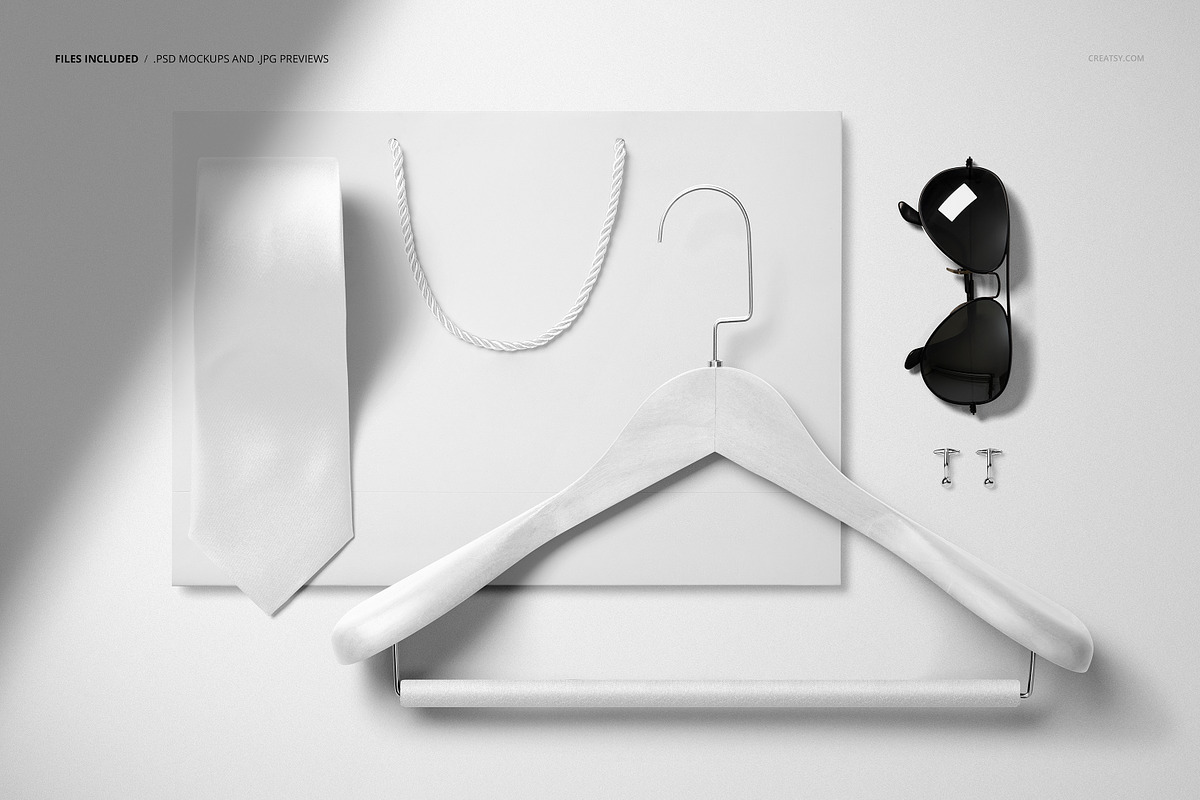 Men’s Accessories Identity Mockup, a Product Mockup by Creatsy (Photo 2 of 5)