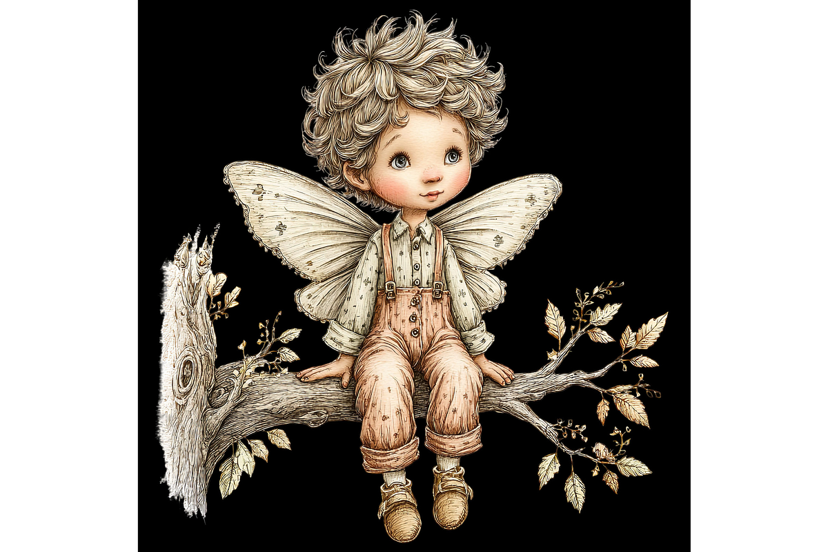 Fairy Boy Clipart PNG, an Illustration by Memories By Lea (Photo 3 of 20)