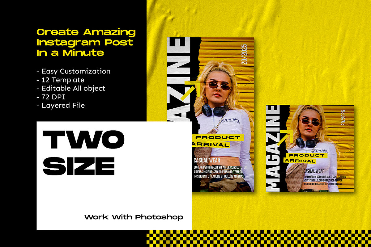 Gract Instagram Template, a Social Media Template by Shinra Labs (Photo 3 of 6)