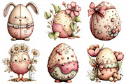 Whimsical Easter Egg Clipart, an Illustration by Daily.Designs (Thumbnail 5 of 8)