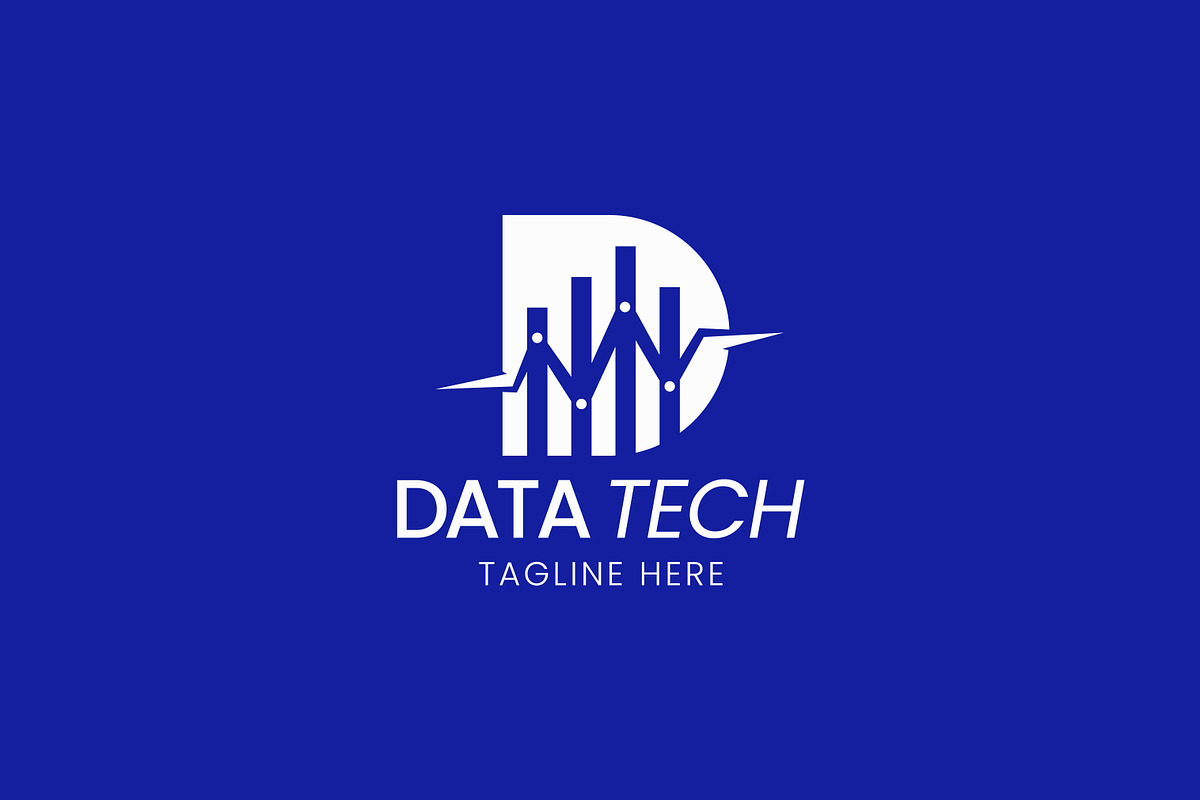 Letter D Logo Data Tech Finance, a Branding & Logo Template by Signatoro (Photo 2 of 3)