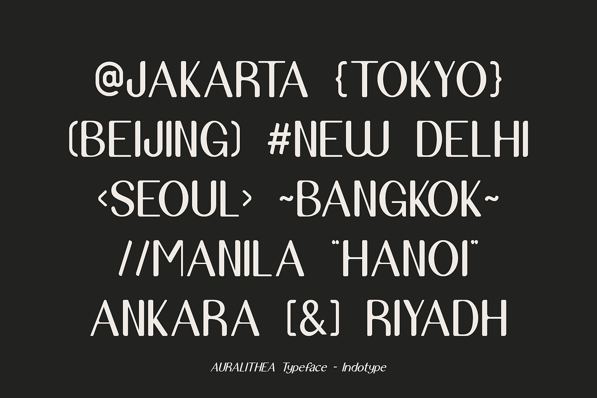 Auralithea - Luxury Sans Display, a Sans Serif Font by Indotype Foundry (Photo 2 of 10)