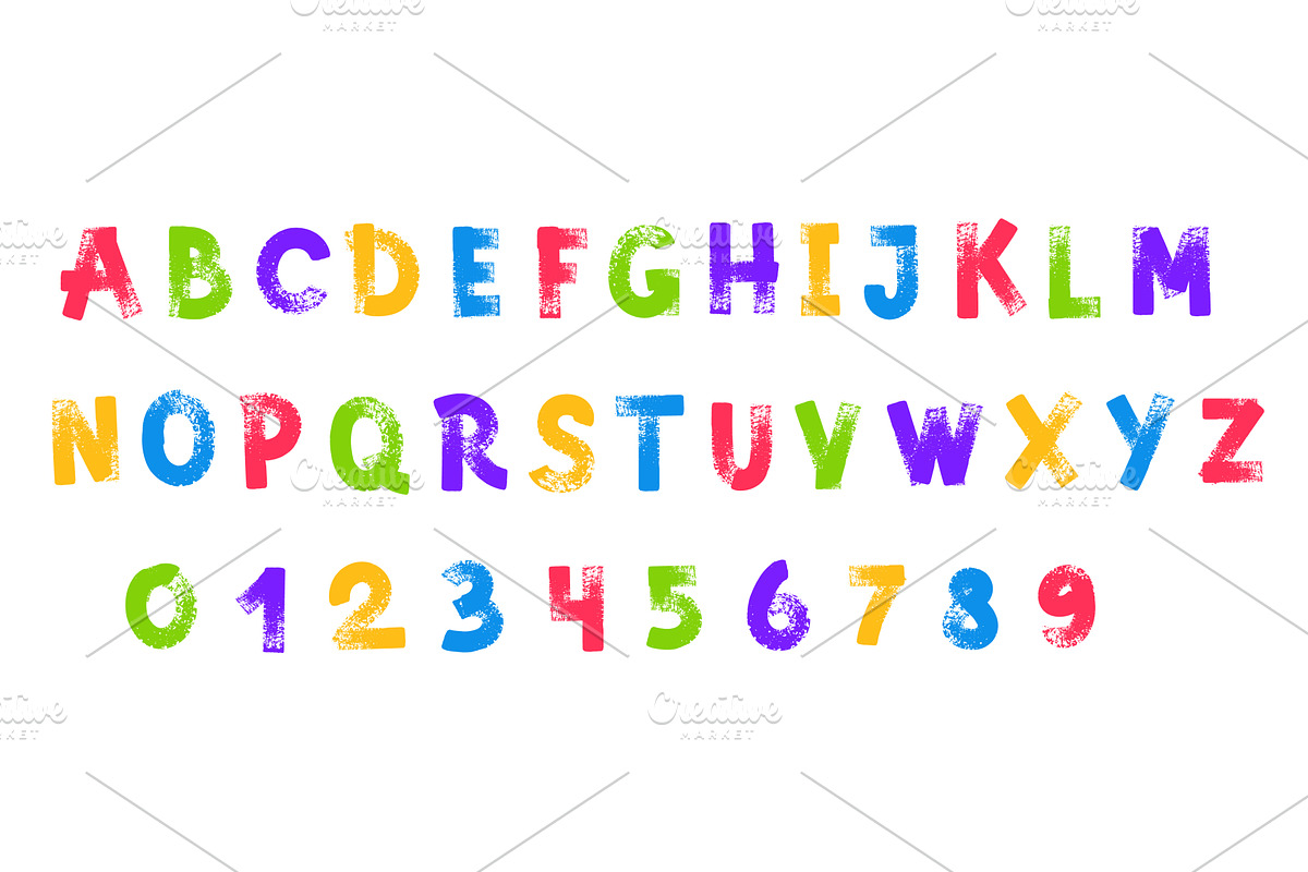 Grunge brush capital letters. Hand, an Object Illustration by winwin.art