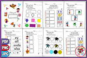 Scissor Skills Activity Book, an Education Illustration by EduEnrich (Thumbnail 2 of 3)
