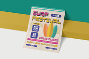 Surf Festival - Flyer Template, a Flyer Template by VUNIRA (Thumbnail 2 of 2)