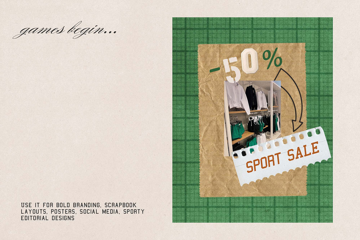 Sportfully Varsity Collection, an Object Graphic by DigARTbyHavroshka (Photo 6 of 15)