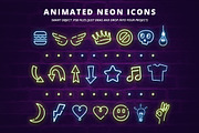 ANIMATED - Neon Social Media Kit, a Social Media Template by Brandspark (Thumbnail 5 of 11)