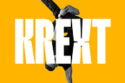 Krext Display, a Sans Serif Font by Foxtype (Thumbnail 1 of 6)