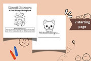 Kawaii Corners Coloring page –31 PNG, an Object Illustration by Smillyy Threads (Thumbnail 3 of 9)