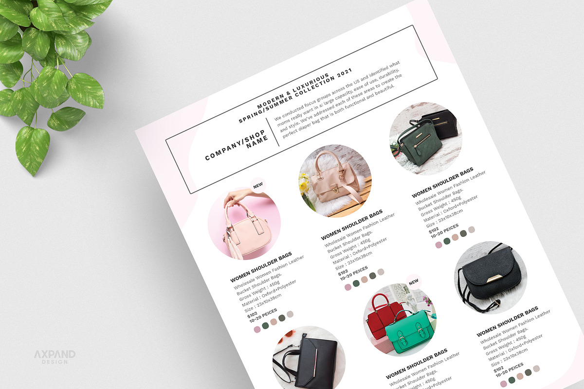 Line sheet template canva/photoshop, a Templates & Theme by Axpand (Photo 3 of 10)