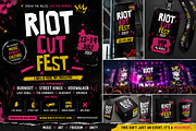 Riot Cut Brutalist, a Blackletter Font by Art StoreID (Thumbnail 3 of 8)