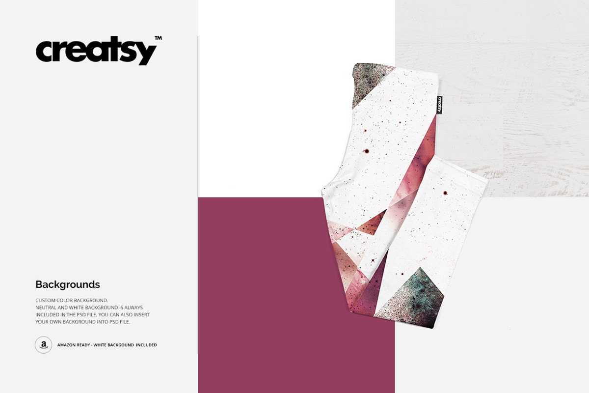Kids Leggings Mockup Set, a Bottom Mockup by creatsy4 (Photo 6 of 8)