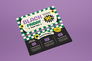 Flat Design Black Friday Voucher