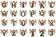 Watercolor Christmas Alphabet, an Illustration by OK Design (Thumbnail 4 of 7)