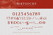 Birtgoche, a Serif Font by ilhamtaro (Thumbnail 9 of 10)