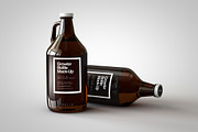 Growler Beer Bottle Mock-Up, a Household Mockup by TSOBG (Thumbnail 31 of 33)