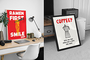 Coffee Shop Poster Wall Art Prints, an Object Graphic by digitalsbydepi (Thumbnail 5 of 7)
