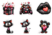 Moody valentine clipart, an Illustration by CreationArt (Thumbnail 6 of 6)